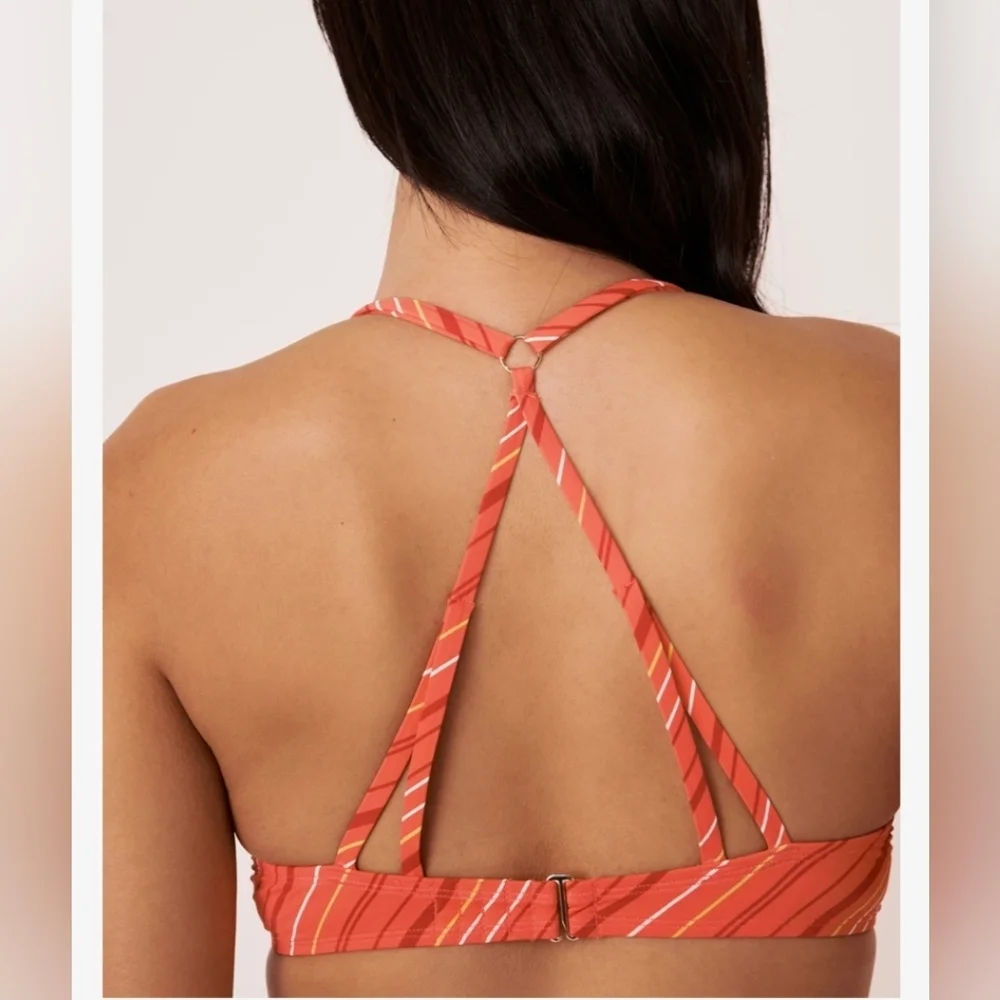 2  for 25 la vie en rose Modern Boho Push-up Bikini Top size S - Picture 2 of 8